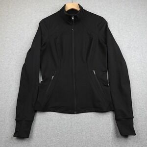 ZELLA Live In Jacket Womens Small Black Full Zip Athletic Fit Running Athleisure